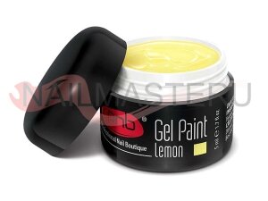 Гель краска PNB Lemon №07, лимон (5мл)