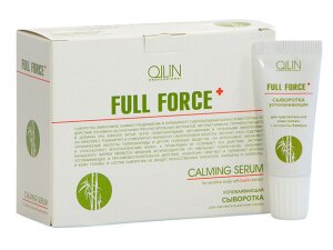OLLIN / FULL FORCE Успокаивающая сыворотка для чувств. кожи головы с экстрактом бамбука 10х15мл 726017
