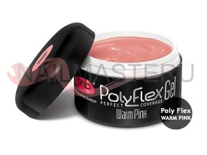 Полифлекс гель PNB PolyFlex Gel Warm Pink теплый розовый (15 мл)