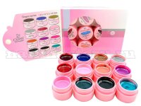 Canni elegant series gel color - цветной уф гель серия Элегант (12 штук).